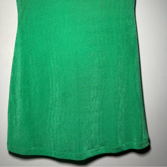 With Jean Alexa Green Button Down Mini Dress Size Medium - Picture 15 of 15